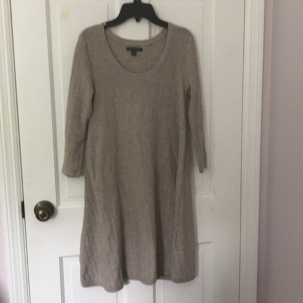 3/4 sleeve sweater dress